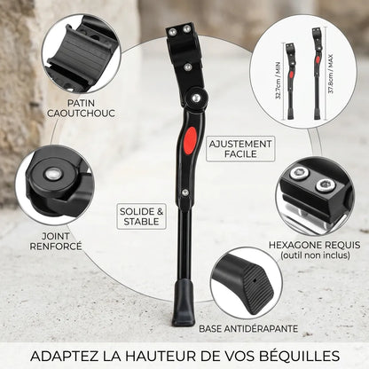 Béquille Vélo BikeFix | Support vélo réglable en aluminium