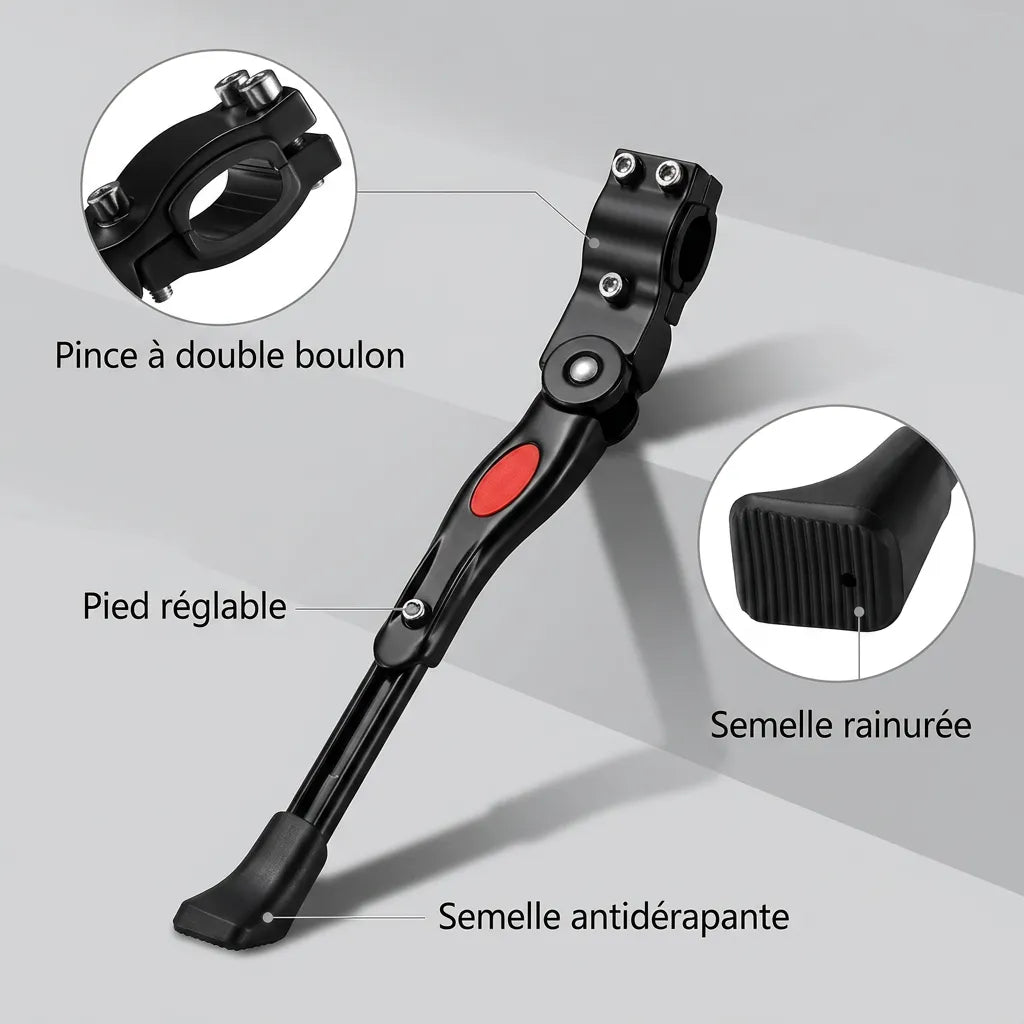 Béquille Vélo BikeFix | Support vélo réglable en aluminium