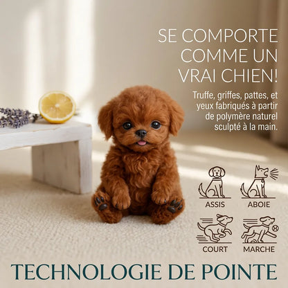 Chiot Robot Interactif PuppyBot | Compagnon réaliste réactif au toucher et à la voix