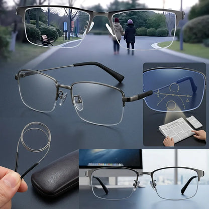 Lunettes Progressives VisionPro | Verres photochromiques intelligents multifocaux