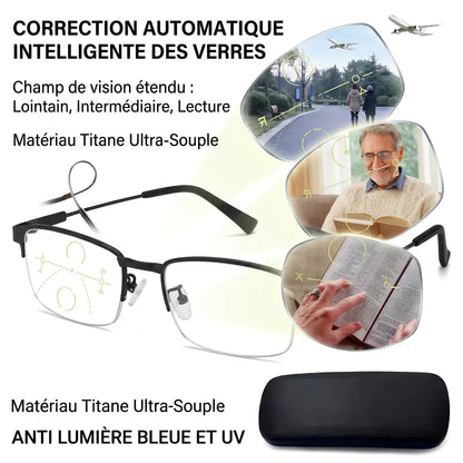Lunettes Progressives VisionPro | Verres photochromiques intelligents multifocaux