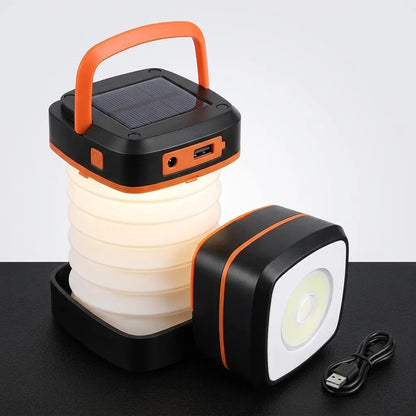 Lampe de Camping CampGlow | Lampe LED rechargeable pliable