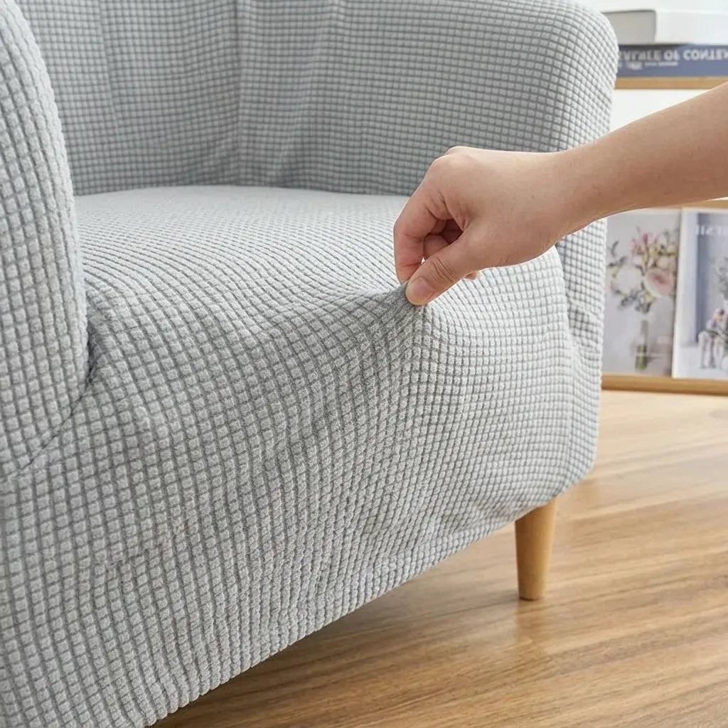 Housse de Fauteuil Velino | Housse pour fauteuil crapaud extensible antidérapante