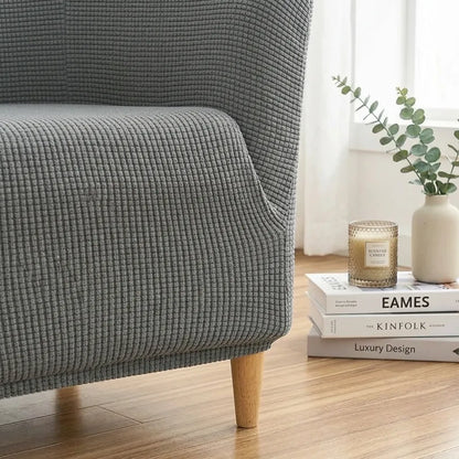 Housse de Fauteuil Velino | Housse pour fauteuil crapaud extensible antidérapante