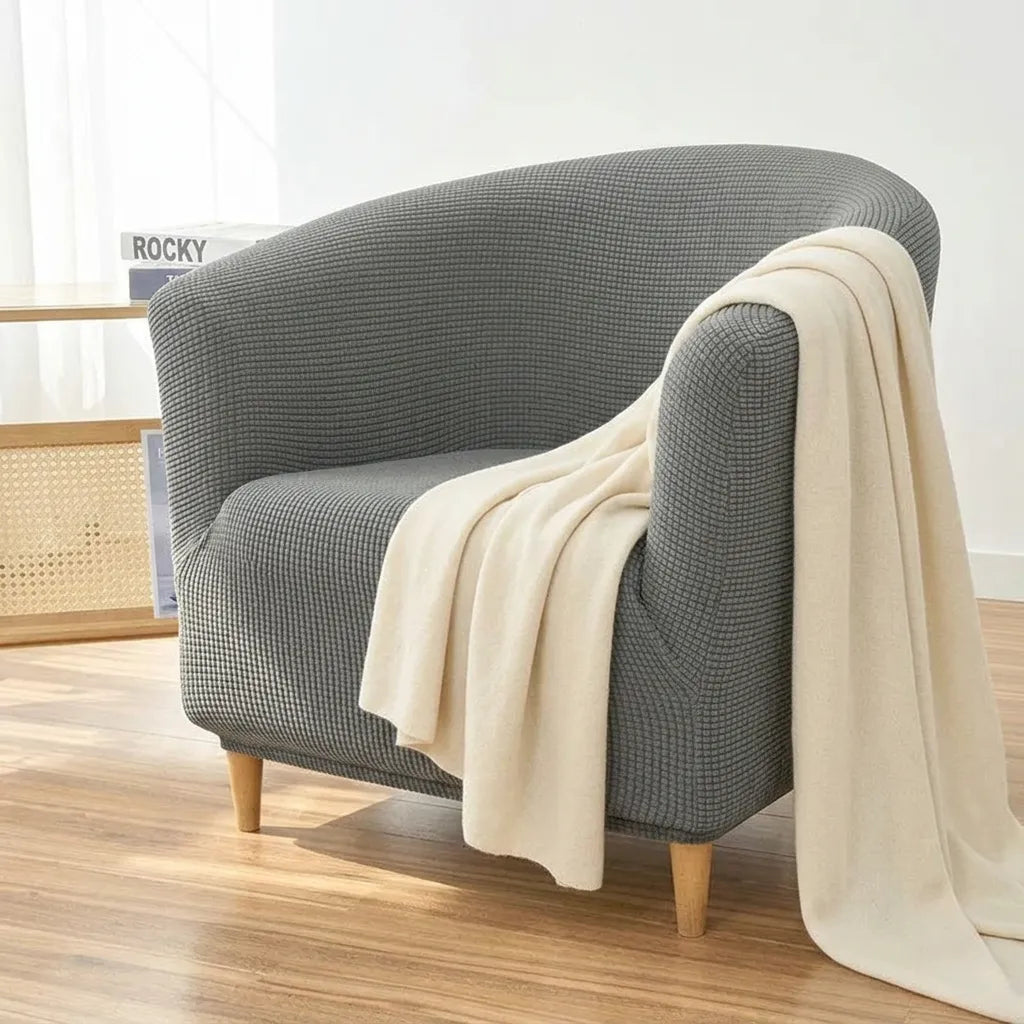 Housse de Fauteuil Velino | Housse pour fauteuil crapaud extensible antidérapante