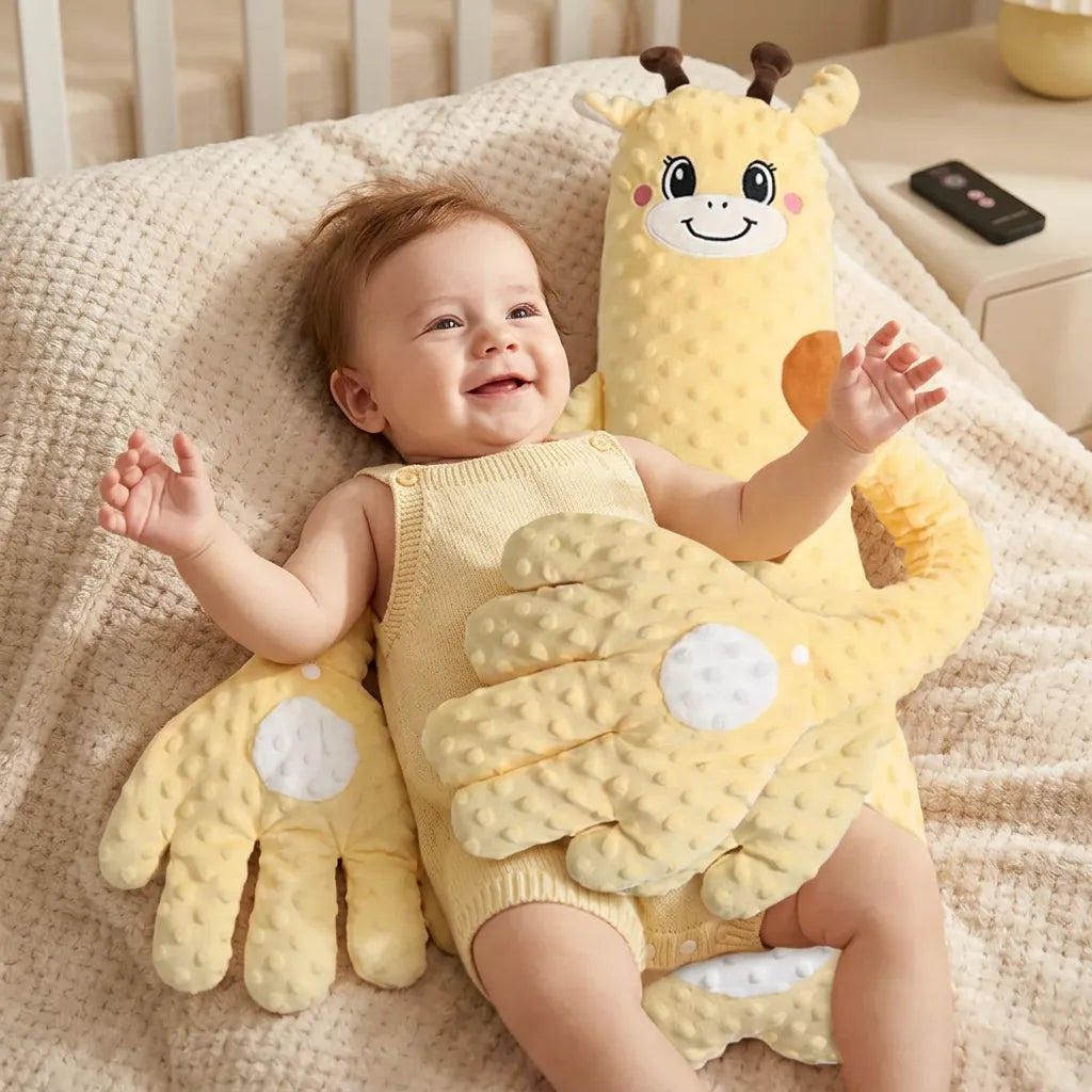 Doudou pour Bébé Câlin | Coussin de tapotement apaisant à télécommande, 3 modes réglables