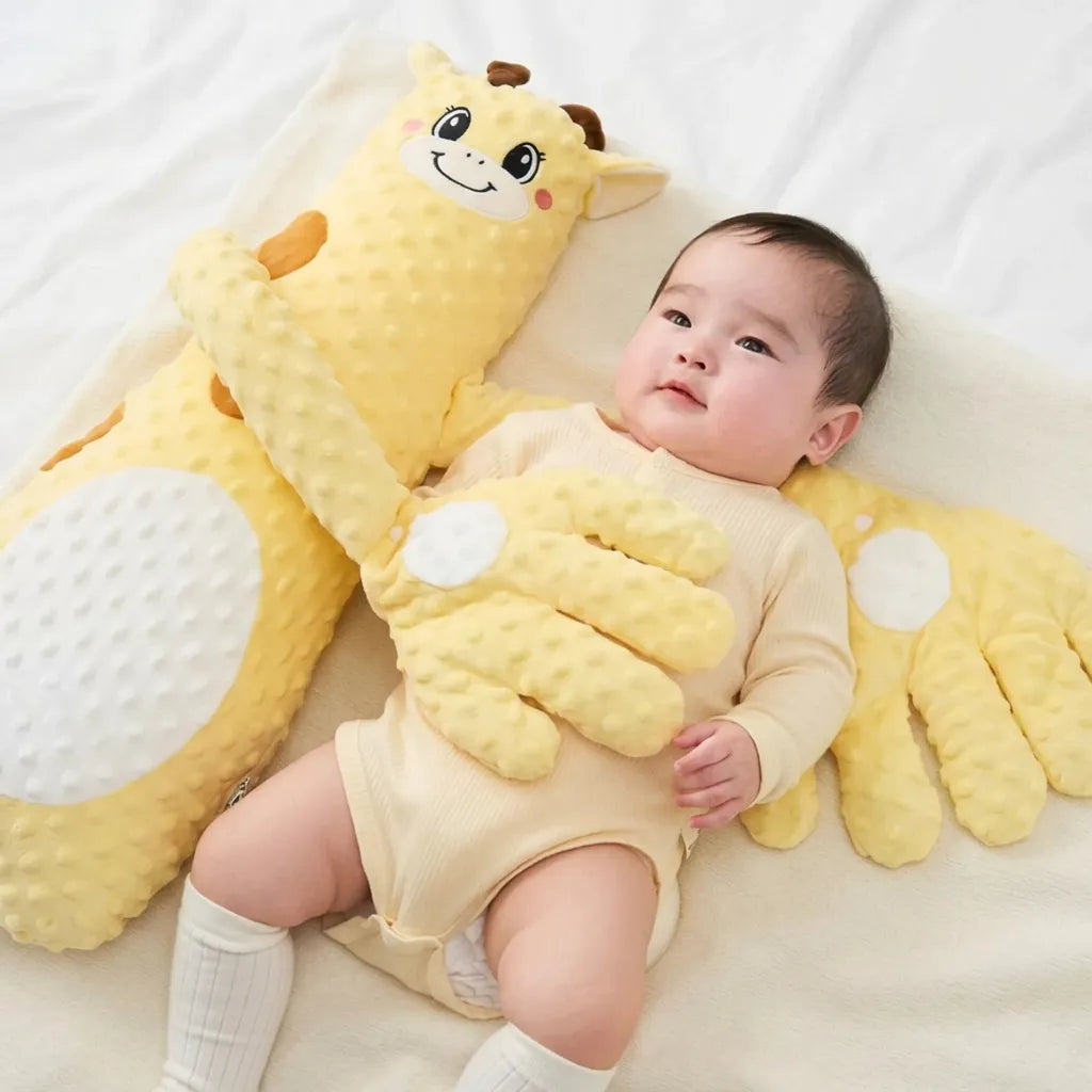 Doudou pour Bébé Câlin | Coussin de tapotement apaisant à télécommande, 3 modes réglables
