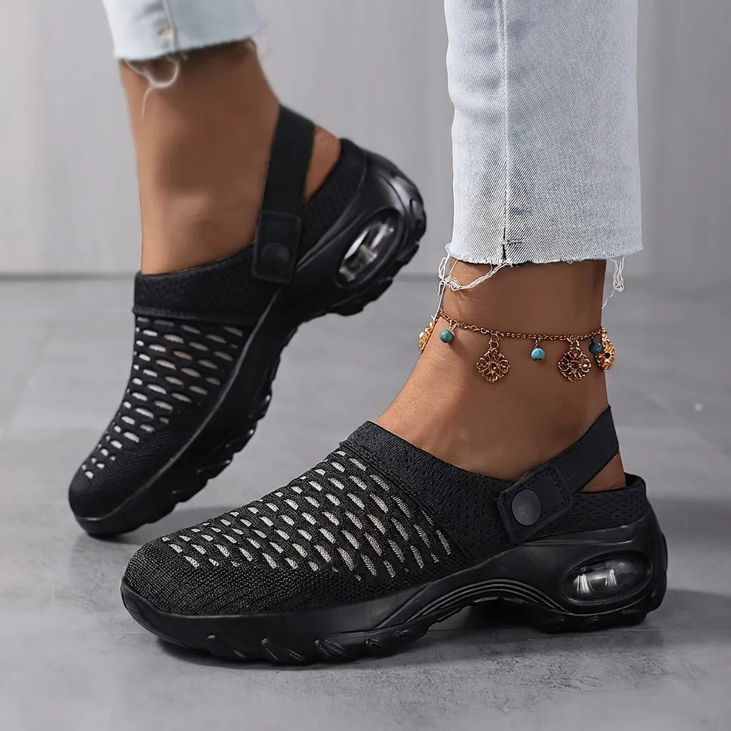 Sabots Orthopédiques Airova | Chaussures femme à amorti coussin d'air et maille respirante