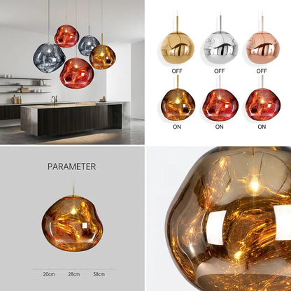 Suspension Milo | Luminaire suspendu design organique blanc chaud