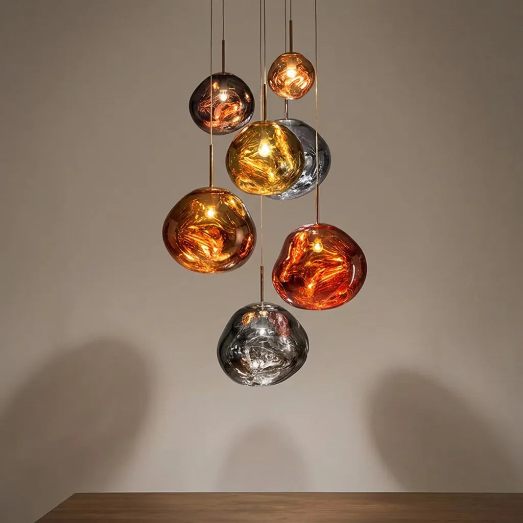 Suspension Milo | Luminaire suspendu design organique blanc chaud
