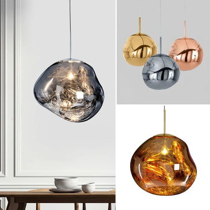 Suspension Milo | Luminaire suspendu design organique blanc chaud