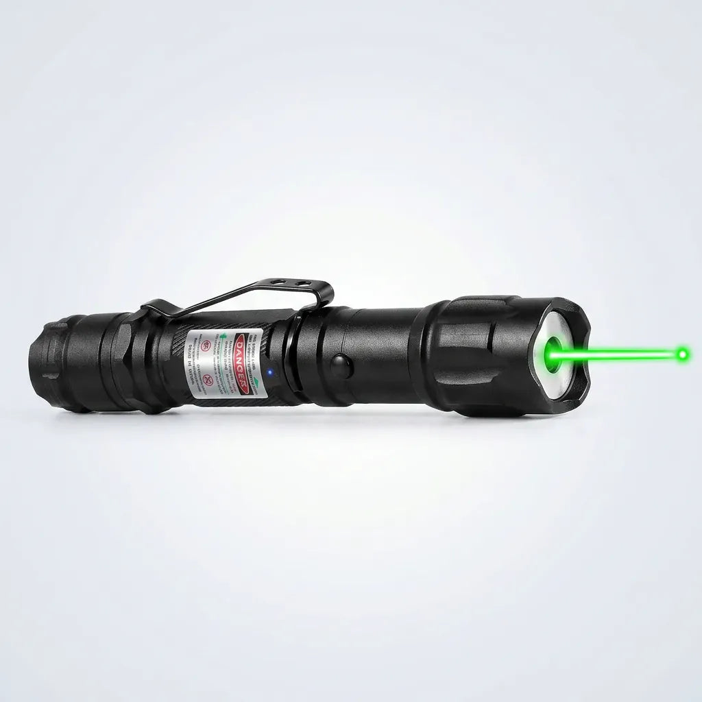 Pointeur Laser GreenBeam | Laser vert rechargeable 532 nm en aluminium