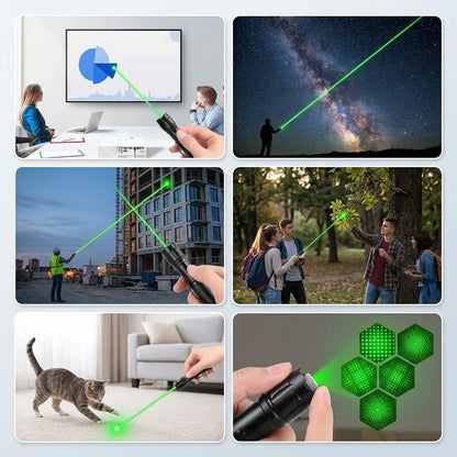 Pointeur Laser GreenBeam | Laser vert rechargeable 532 nm en aluminium
