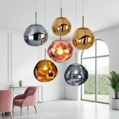 Suspension Milo | Luminaire suspendu design organique blanc chaud