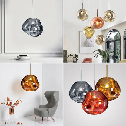 Suspension Milo | Luminaire suspendu design organique blanc chaud