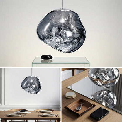 Suspension Milo | Luminaire suspendu design organique blanc chaud