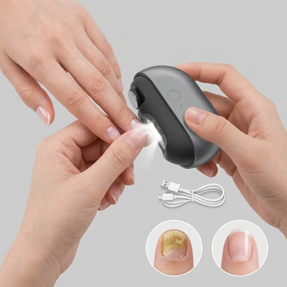 Coupe Ongle Electrique Orthopédique Inox pour Ongles Épais Gris