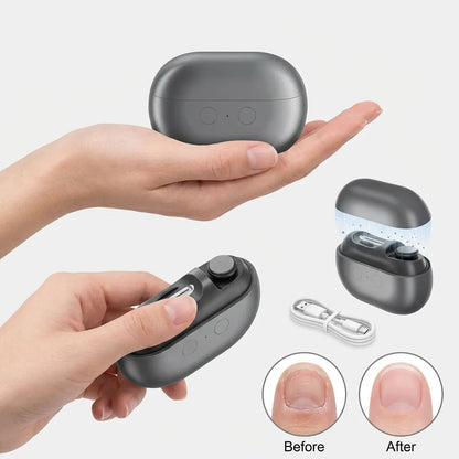 Coupe Ongle Electrique Orthopédique Inox pour Ongles Épais Gris