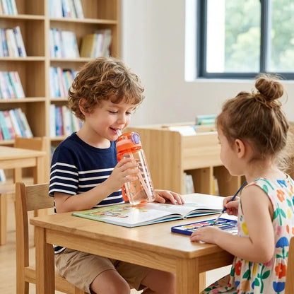 Gourde Enfant DinoSip | Gourde enfant 600ml avec paille étanche sans BPA