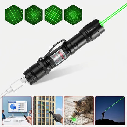 Pointeur Laser GreenBeam | Laser vert rechargeable 532 nm en aluminium