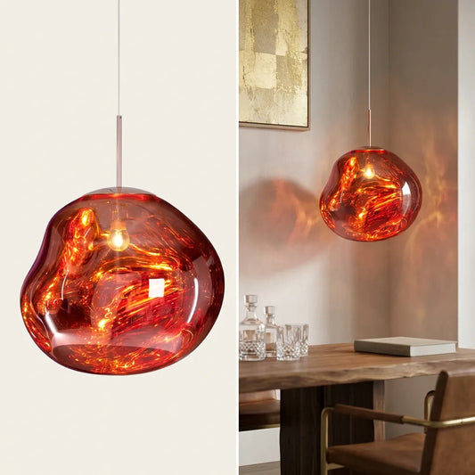 Suspension Milo | Luminaire suspendu design organique blanc chaud