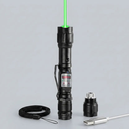Pointeur Laser GreenBeam | Laser vert rechargeable 532 nm en aluminium