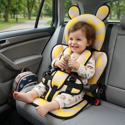 TravelSafe | Siège Rehausseur Voiture Enfant Pliable – Siège Auto Bébé Portable