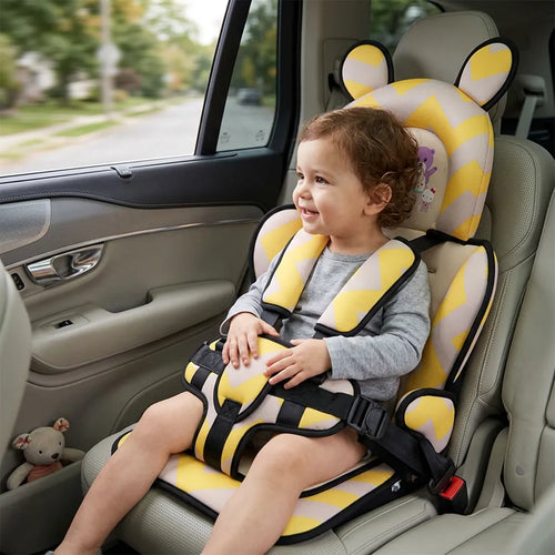 TravelSafe | Siège Rehausseur Voiture Enfant Pliable – Siège Auto Bébé Portable