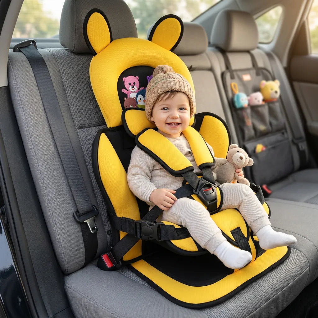 TravelSafe | Siège Rehausseur Voiture Enfant Pliable – Siège Auto Bébé Portable