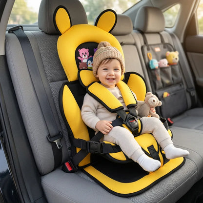 TravelSafe | Siège Rehausseur Voiture Enfant Pliable – Siège Auto Bébé Portable