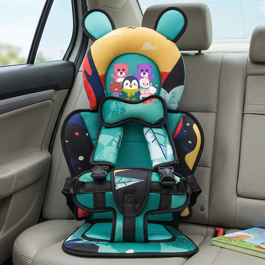 TravelSafe | Siège Rehausseur Voiture Enfant Pliable – Siège Auto Bébé Portable