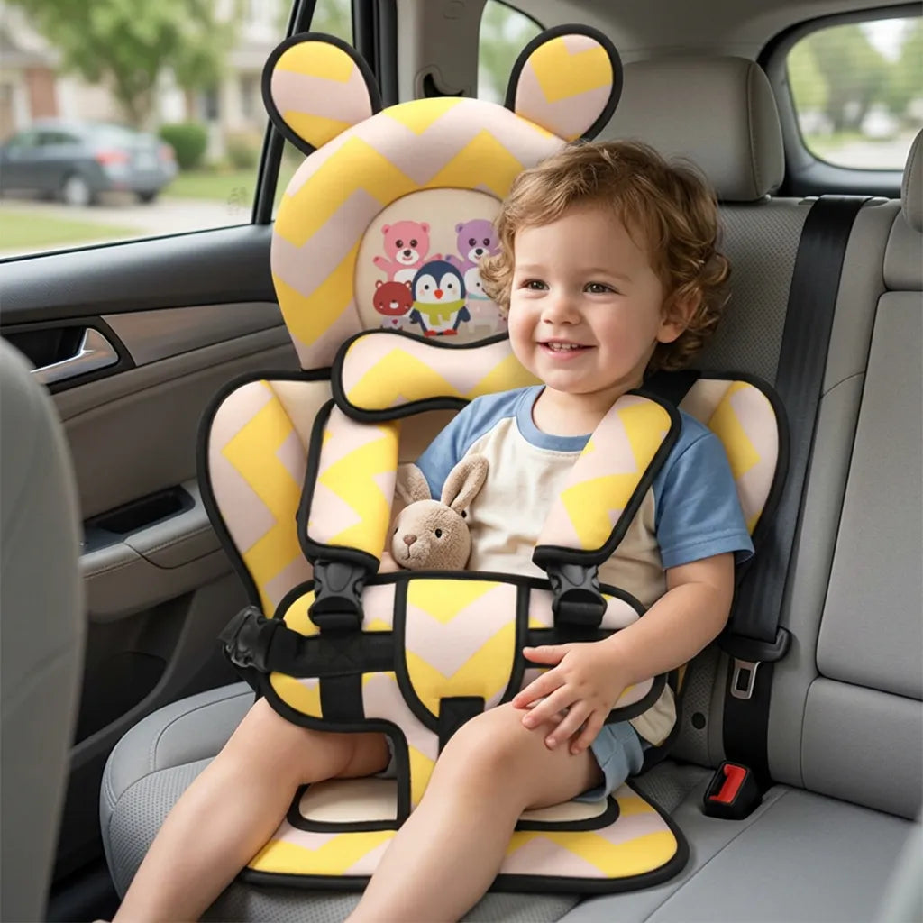 TravelSafe | Siège Rehausseur Voiture Enfant Pliable – Siège Auto Bébé Portable