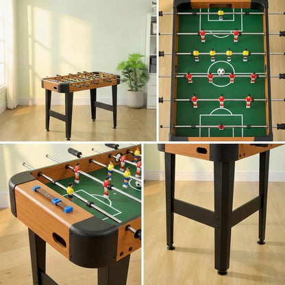 Table de Baby-Foot Kickara | Baby-foot compact 92 cm à marqueurs manuels et poignées antidérapantes
