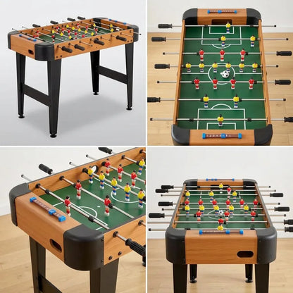 Table de Baby-Foot Kickara | Baby-foot compact 92 cm à marqueurs manuels et poignées antidérapantes