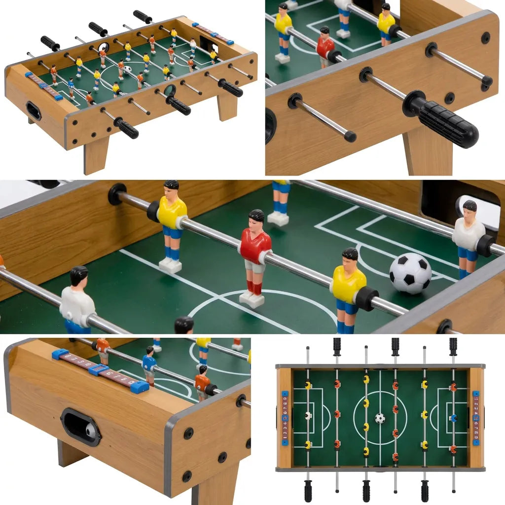 Table de Baby-Foot HOMCOM | Baby-foot de table compact 69 cm pour enfants dès 6 ans