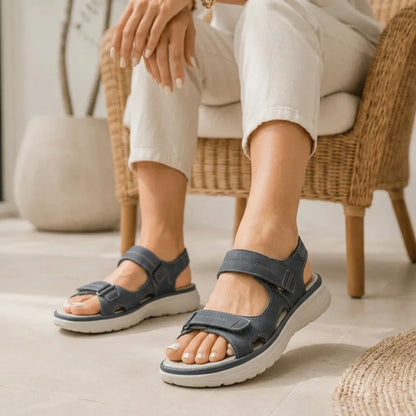 STRIDELY | Sandales Orthopédiques Ajustables pour Marche et Confort