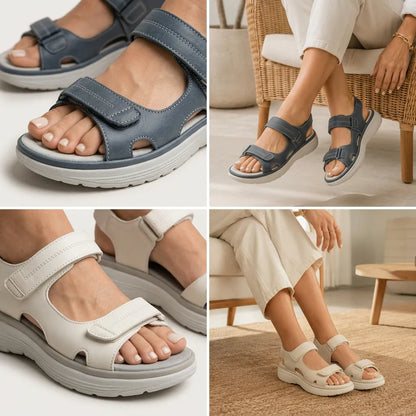 STRIDELY | Sandales Orthopédiques Ajustables pour Marche et Confort