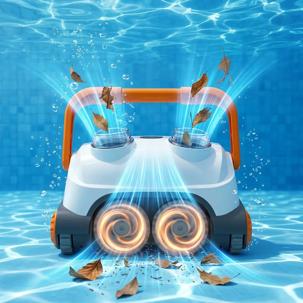 Robot Piscine Sans Fil AquaBot | Aspirateur pour piscine autonome