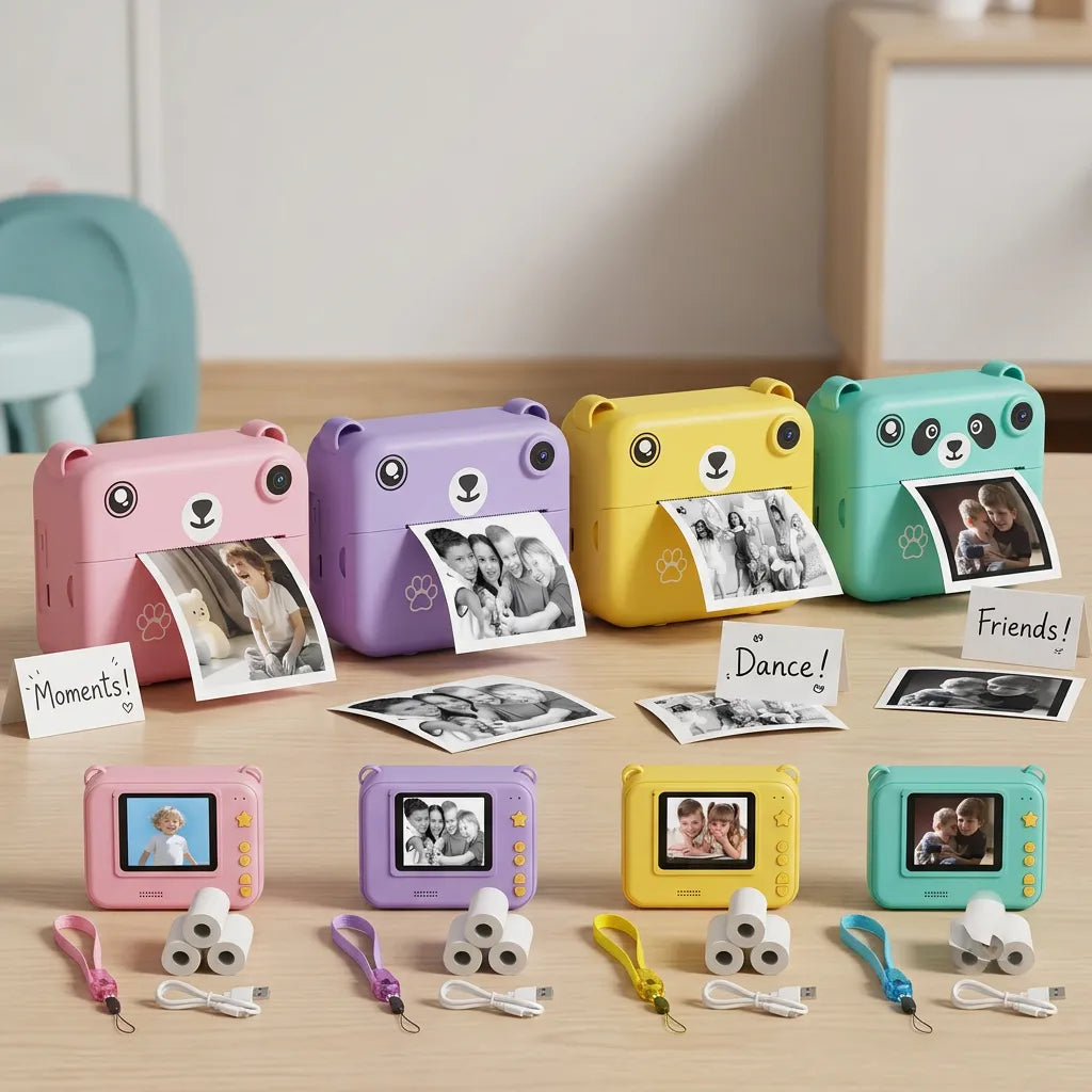 Appareil Photo Enfant Snapio Mini | imprimante photo portable, objectif rotatif 180°