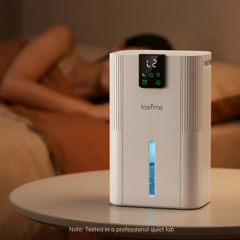 Déshumidificateur d'Air LOEFME | 750 ML/jour, réservoir 2,8 L, écran LED