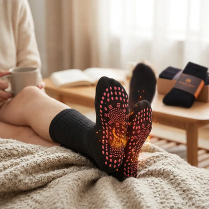 Chaussettes Chauffantes Cozyfeet | Chaussettes thermiques confort à picots massants, homme et femme