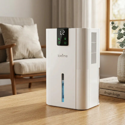Déshumidificateur d'Air LOEFME | 750 ML/jour, réservoir 2,8 L, écran LED