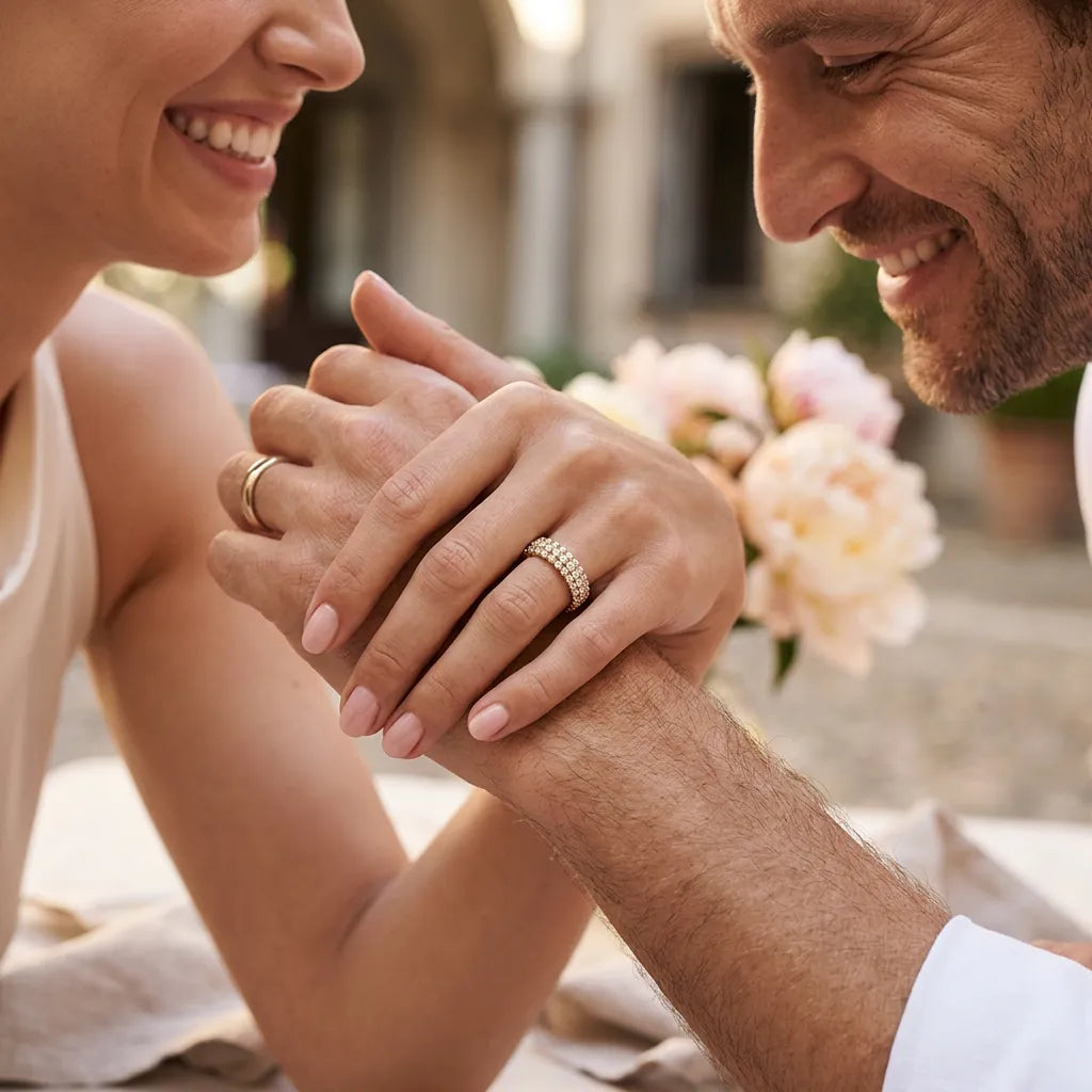 Bague Couronne | Bague pour femme en argent 925, breloque couronne, plusieurs coloris
