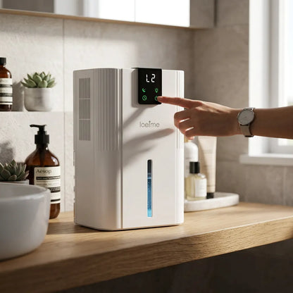 Déshumidificateur d'Air LOEFME | 750 ML/jour, réservoir 2,8 L, écran LED