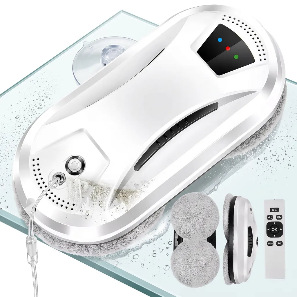 Robot Lave Vitres PRK-N361 | Aspiration 5600 Pa, télécommande et protection anti-coupure