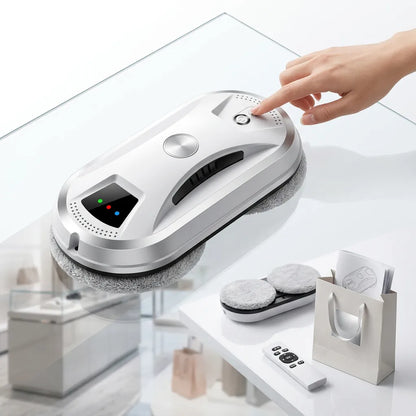 Robot Lave Vitres PRK-N361 | Aspiration 5600 Pa, télécommande et protection anti-coupure