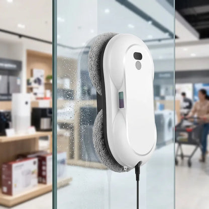 Robot Lave Vitres 5600 Pa | Pulvérisation d'eau, nettoyage automatique et télécommande