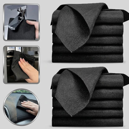 CrystalClean | Chiffon Microfibre vitre Anti-Traces Haute Absorption