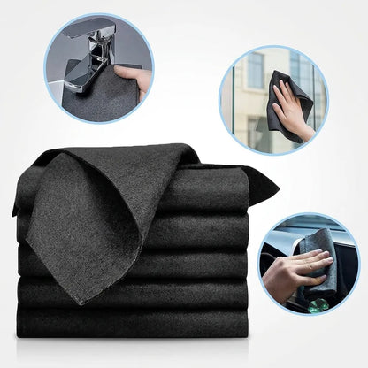 CrystalClean | Chiffon Microfibre vitre Anti-Traces Haute Absorption