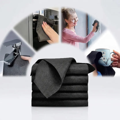 CrystalClean | Chiffon Microfibre vitre Anti-Traces Haute Absorption